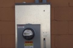 2308 Triple Phase Service w Protective Ballards