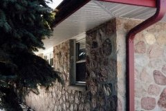 Facelift on soffit & stone